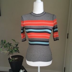 Free People Y2K Mock Neck Flirty